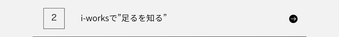 i-worksで足るを知る