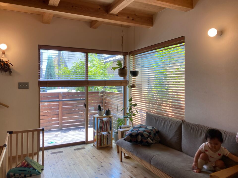 枚方市　妻入り屋根のかわいい家