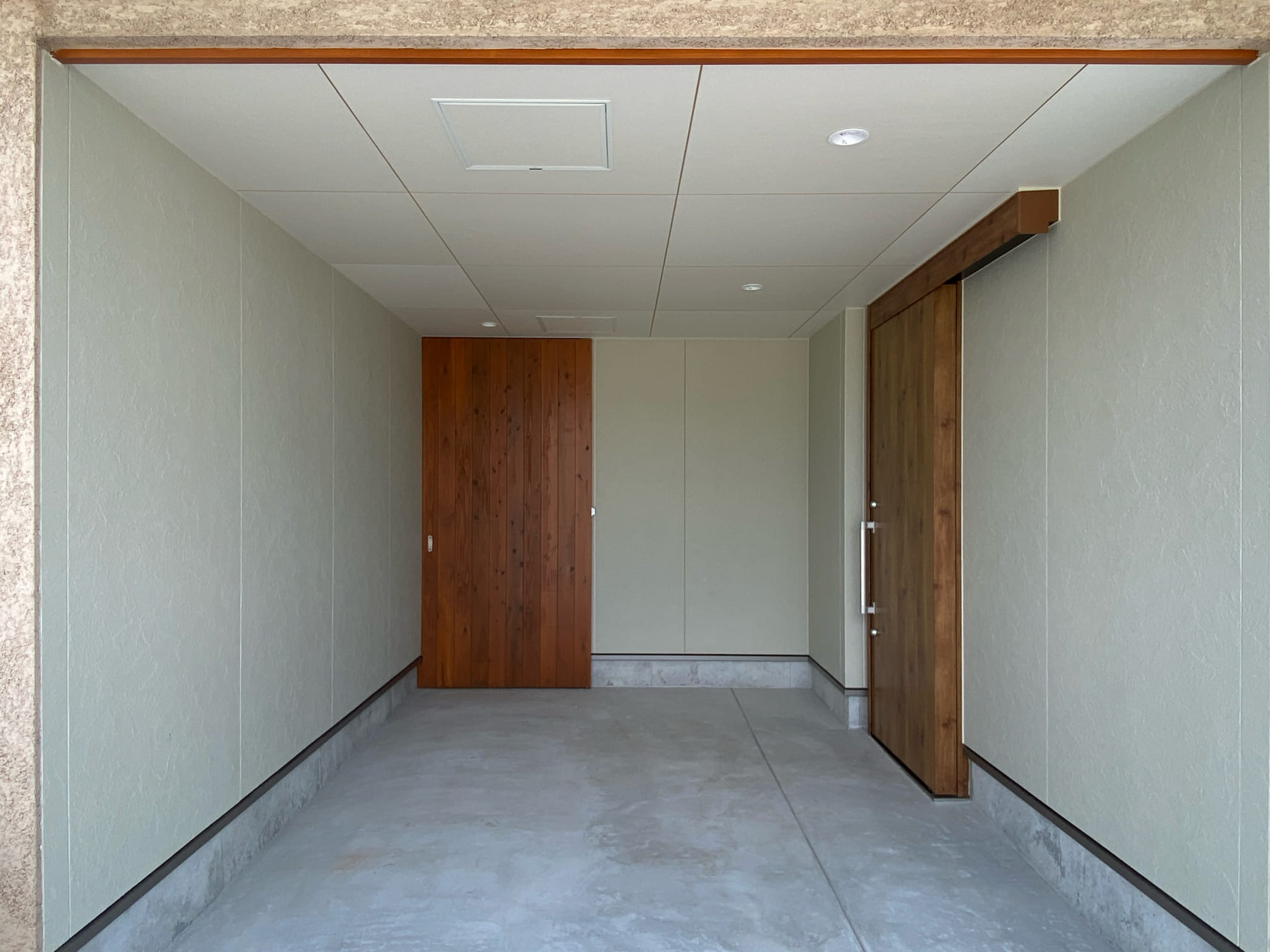 広めのインナーガレージ