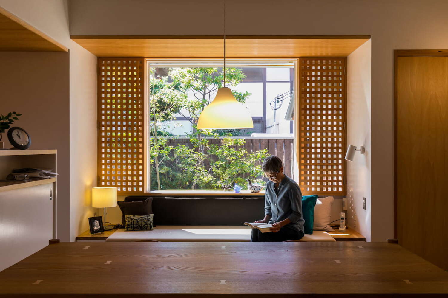 伊礼さん設計のソファベンチ