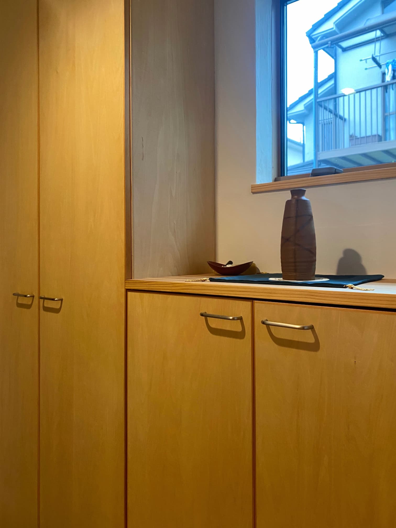 １坪の玄関の収納量